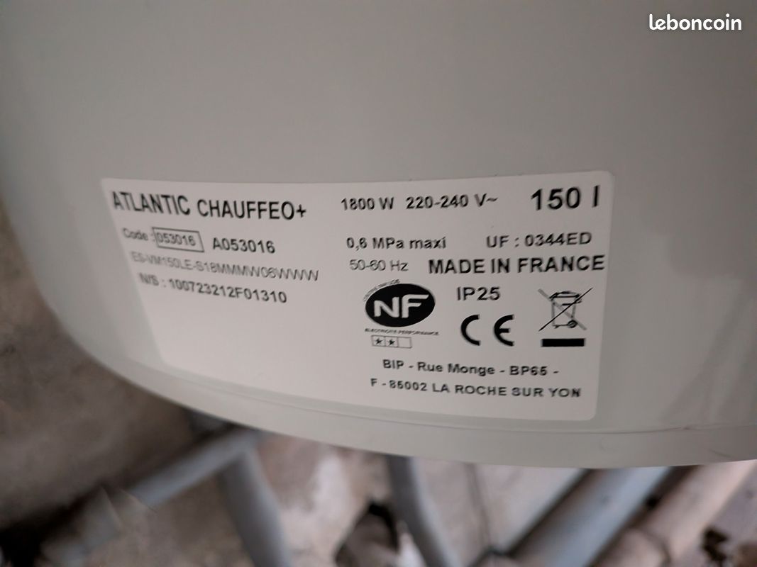 Chauffe Eau Électrique Altantic (image 3)