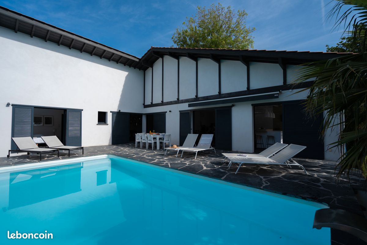 🤩 PROMO JUILLET ⎯ GUÉTHARY ⎯ VILLA BEHERENA 16pers. Piscine, jardin, 600m de l'Océan (image 2)