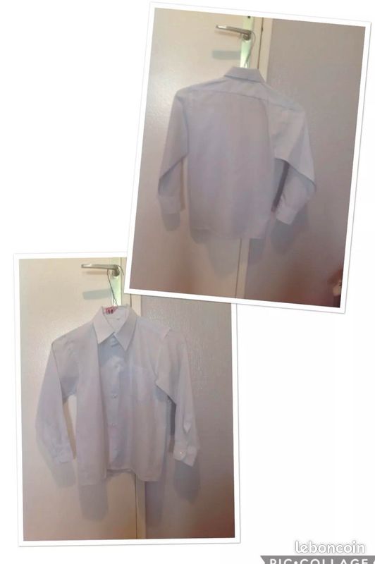 Costume Garçon 4 Pièces 8 Ans Bleu Marine Rayé (image 3)