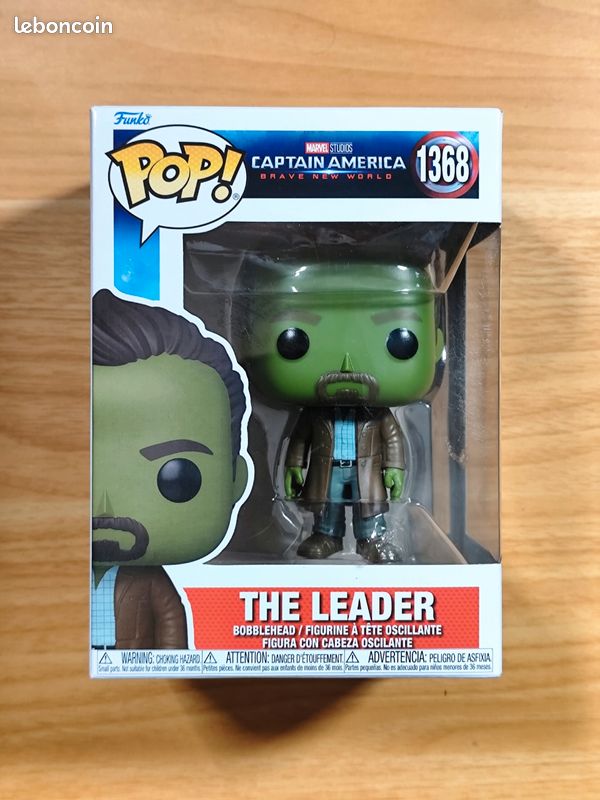 Funko Pop! Marvel Captain America: Brave New World – The Leader Figurine Vinyle 9,5 Cm, Collection Officielle Super-Vilains
