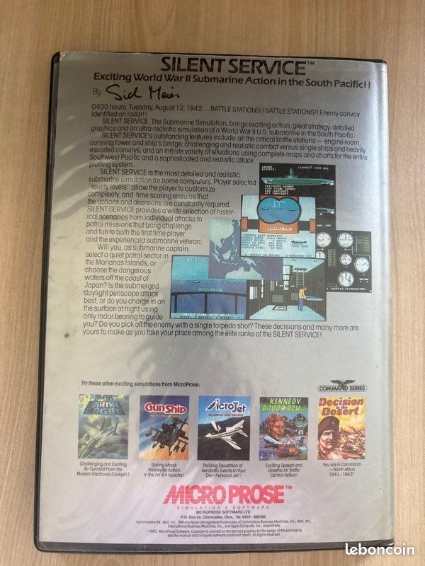 Air Sea Supremacy Atari ST - Complet Boîte Notice Version Française - 5 Jeux