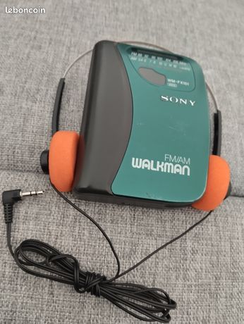 Walkman Cassette SW86G Jaune Avec Casque - Vintage Hi-Fi - Fonctionnel - Occasion