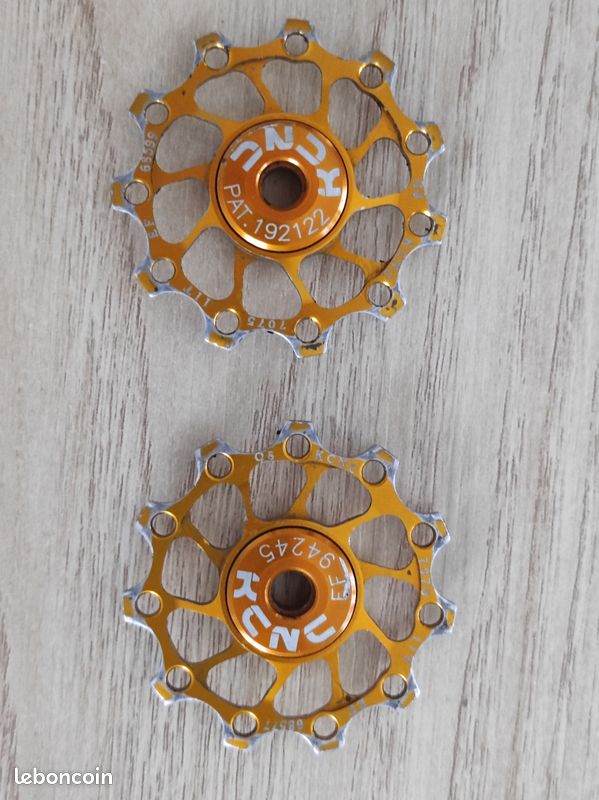2Pcs Poulie Dérailleur Arrière Poulie De Jockey De Vélo Poulie En