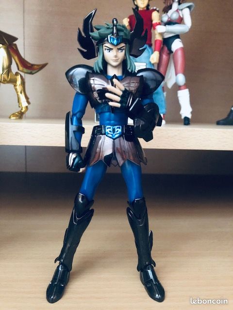 Saint Seiya Myth Cloth Cygne Et Dragon – Figurines Bandai Noires, Neuves