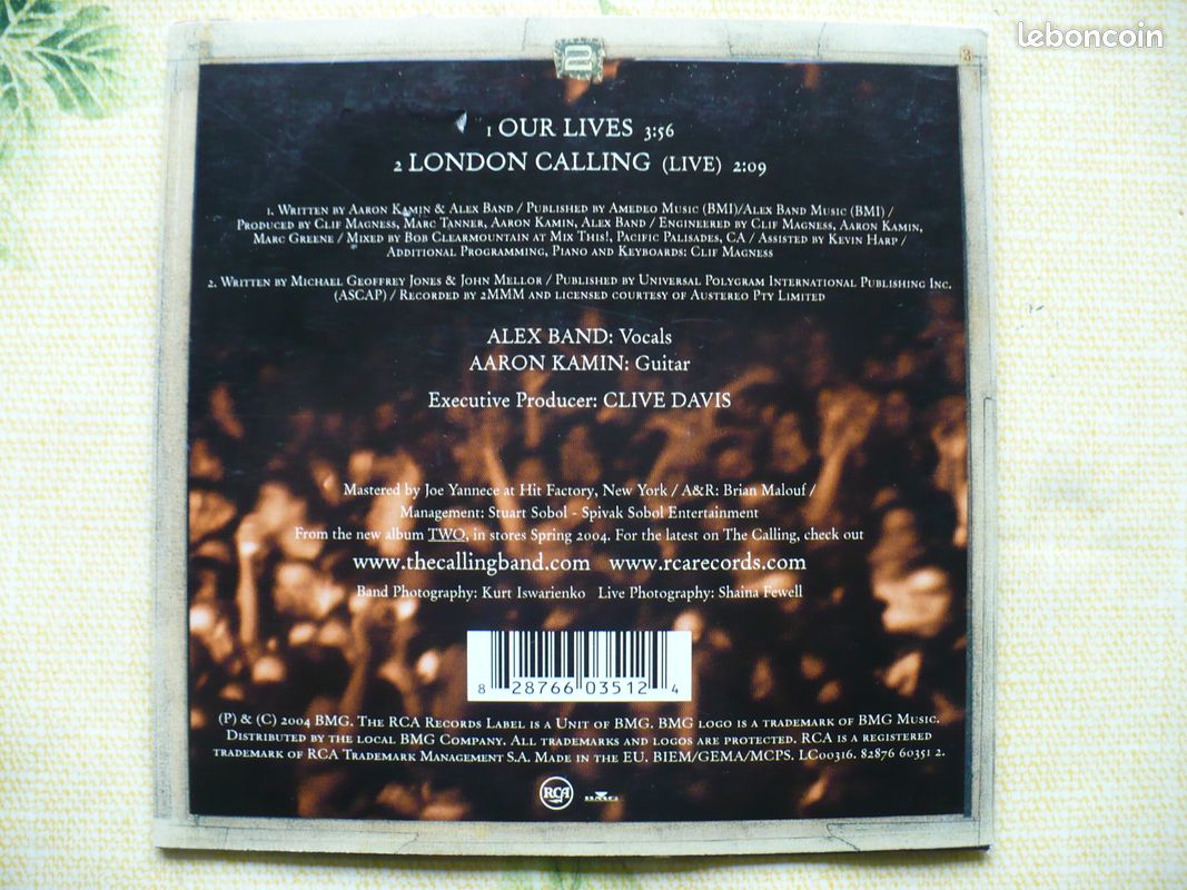The Calling - Our lives - CD Audio (image 2)