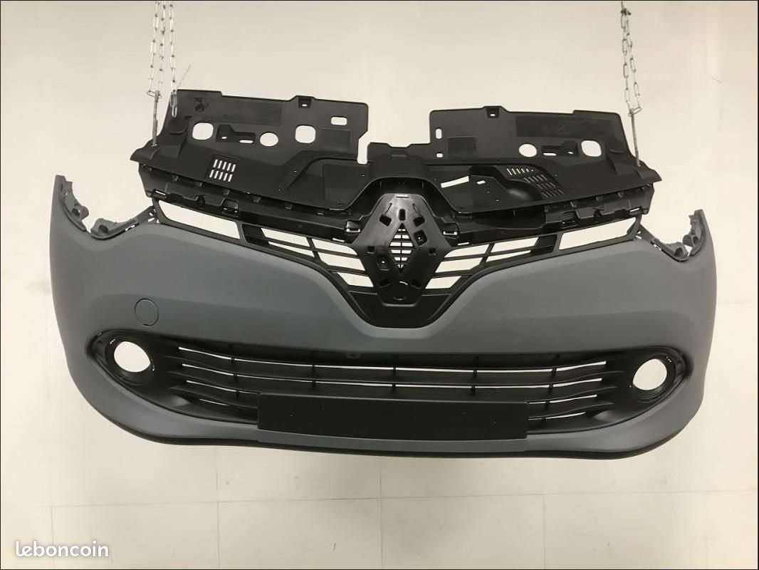RENAULT CLIO 4 PHASE 2 2016-2019 PARE CHOC AVANT AVEC TROUS POUR RADARS NEUF