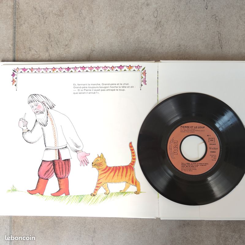 Sergei Prokofiev – Pierre Et Le Loup - Vinyle/7"/45tr (image 3)