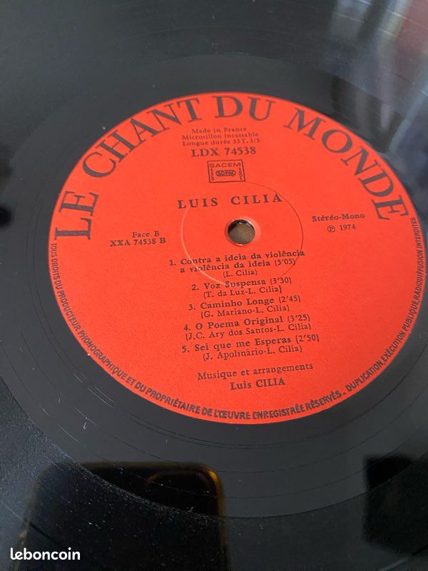 Vinyle 33 tours luis cilia (image 8)