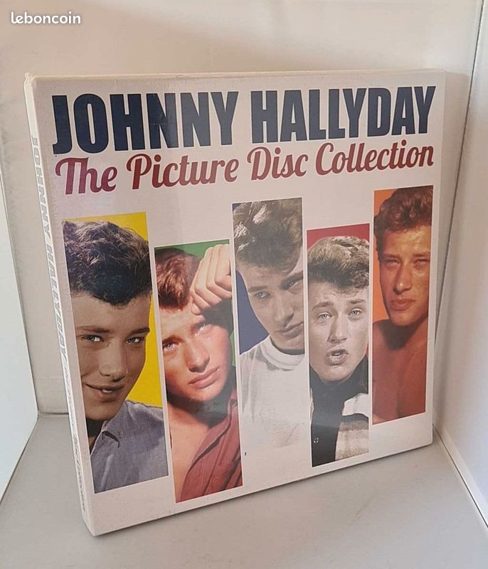 JOHNNY HALLYDAY - The Picture Disc Collection - Coffret 5 LPs - NEUF (image 1)
