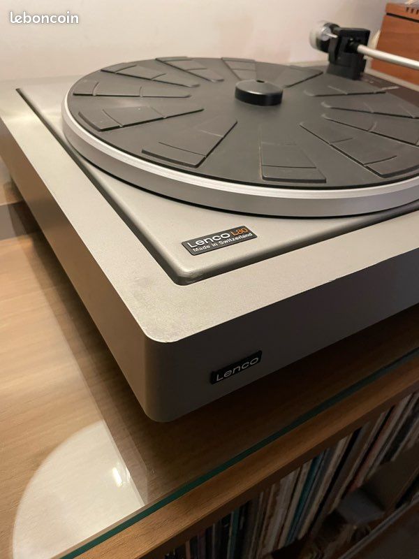 PLATEAU MÉTAL POUR platine vinyle tourne-disque 33t 45t 78t LENCO L-80 EUR 20,00 - FR