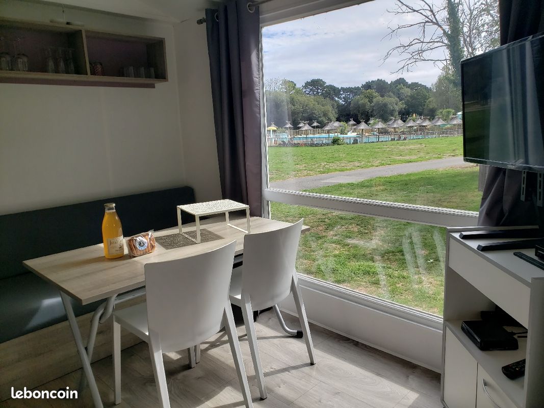Mobil-Home 4/6pers. "Le Nid Douillet" Piscines avec tobogans et camping face à la plage TEL 06P12P16P35P15 (image 4)
