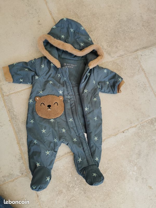 Très bon état - Combinaison bébé 1 mois Petit Béguin (image 1)