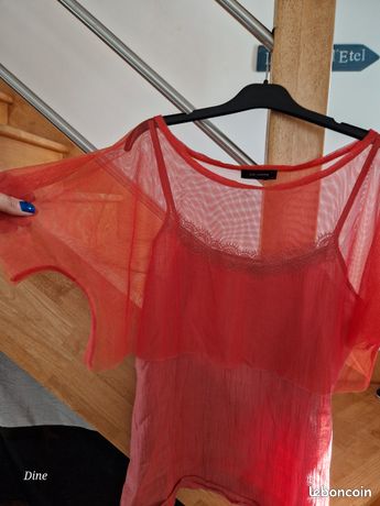 Débardeur Cop Copine ILOVICK Taille 42 - Coton Blanc, Sans Manches, Occasion En Très Bon état Pour Un Look Casual Féminin