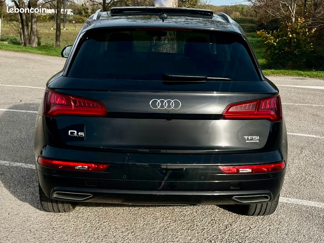 AUDI Q5 2.0 TFSI AVUS 16V Quattro S-Tronic7 252 CH. TOIT OUVR. Camera AR. Radar AV/AR. GPS. Sièges élec/chauff. Palettes. Moteur à chaîne (image 3)