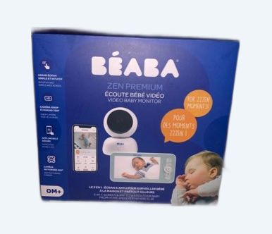 BÉABA Ecoute-bébé Vidéo Zen Premium - White - Écoute bébé BÉABA