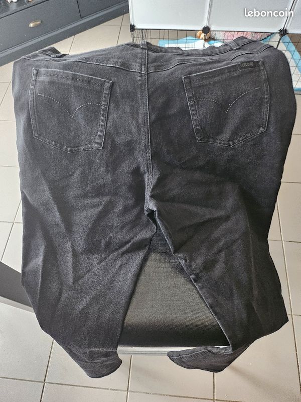Jeans femme noir (image 2)