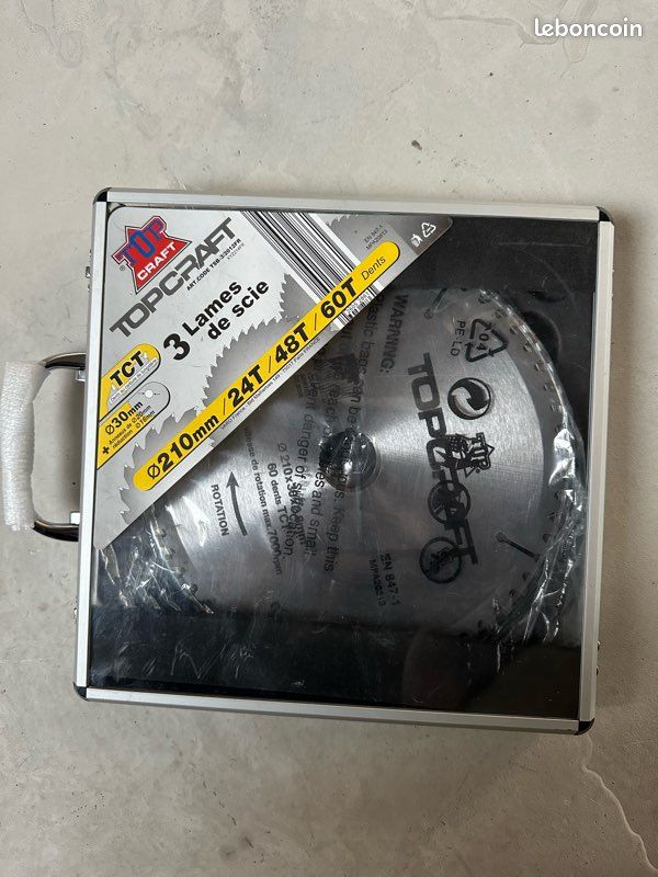 Lot de 3 lame pour scie circulaire (image 1)