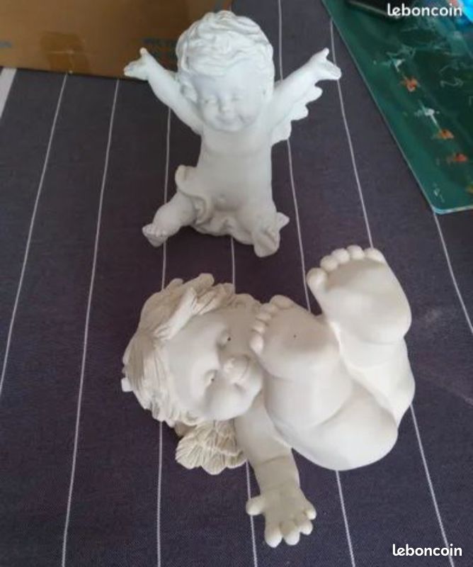 Lot de 2 Anges Décoratif 12 cm (image 2)