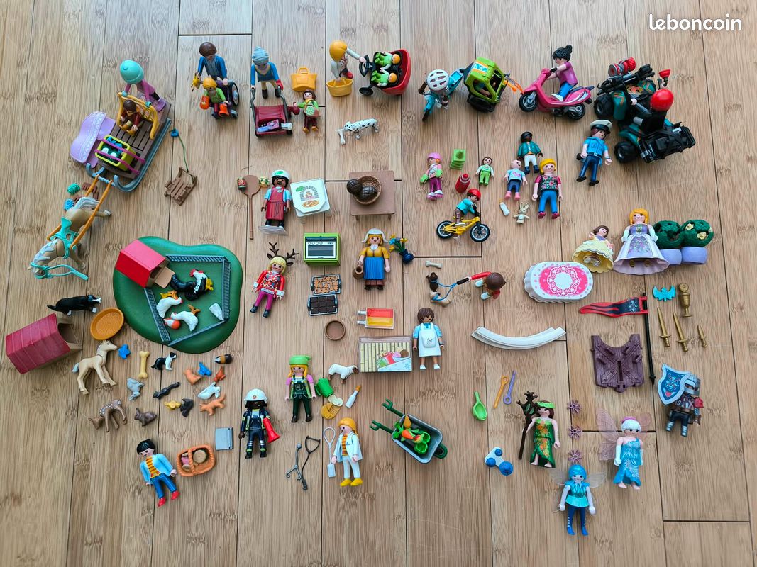 Gros Lot De Playmobil à Trier – Vrac – Jouets D'occasion