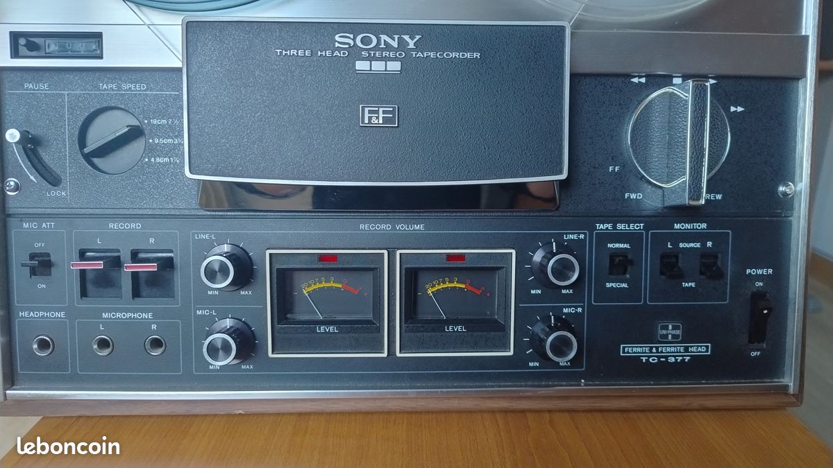 Sony tc dans magnétophones vintage