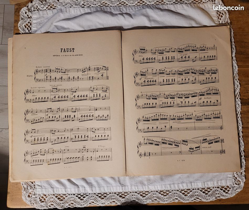 Album pour piano seul 1ère sélection - au bon marché - ancien (image 3)
