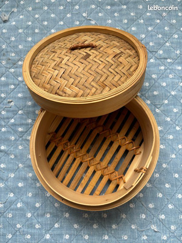 Panier bambou cuisson vapeur (image 2)