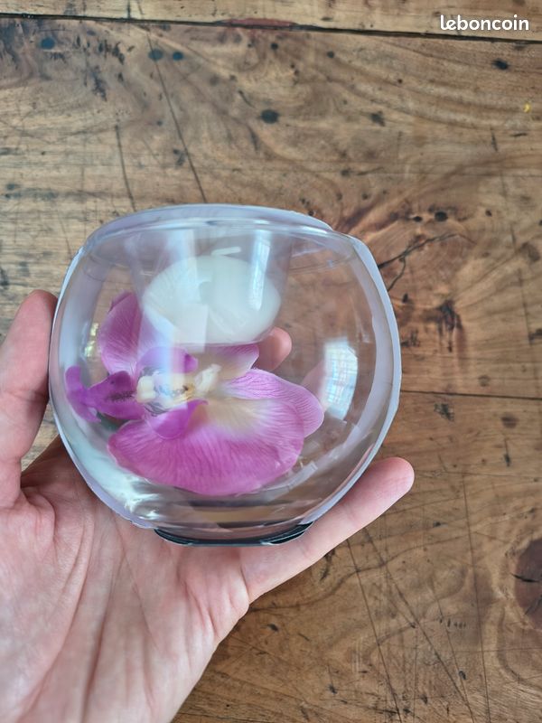 Composition florale pour bougie flottante (image 4)