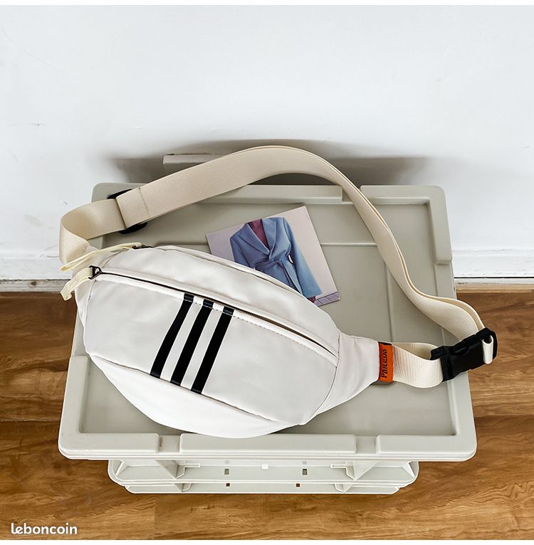 Sac Banane Olivia Matelassé Orange Sienne Coton Bio