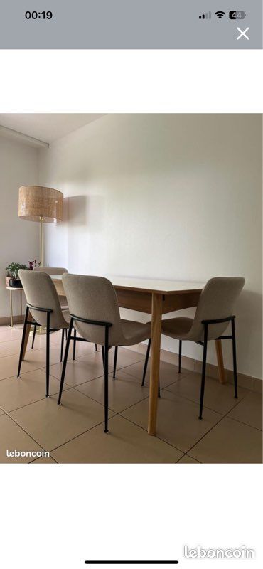 Table à manger extensible (image 1)
