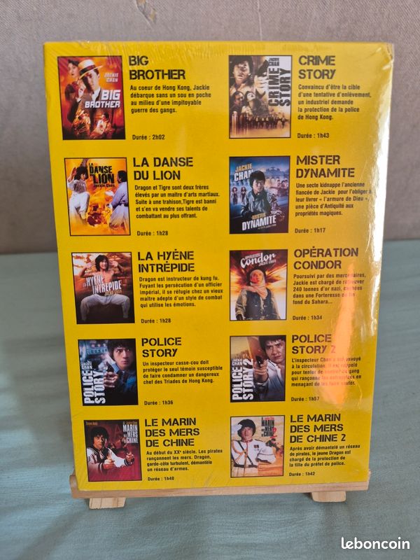 Coffret DVD Jackie Chan – 10 films action / kung-fu neuf blister (image 2)