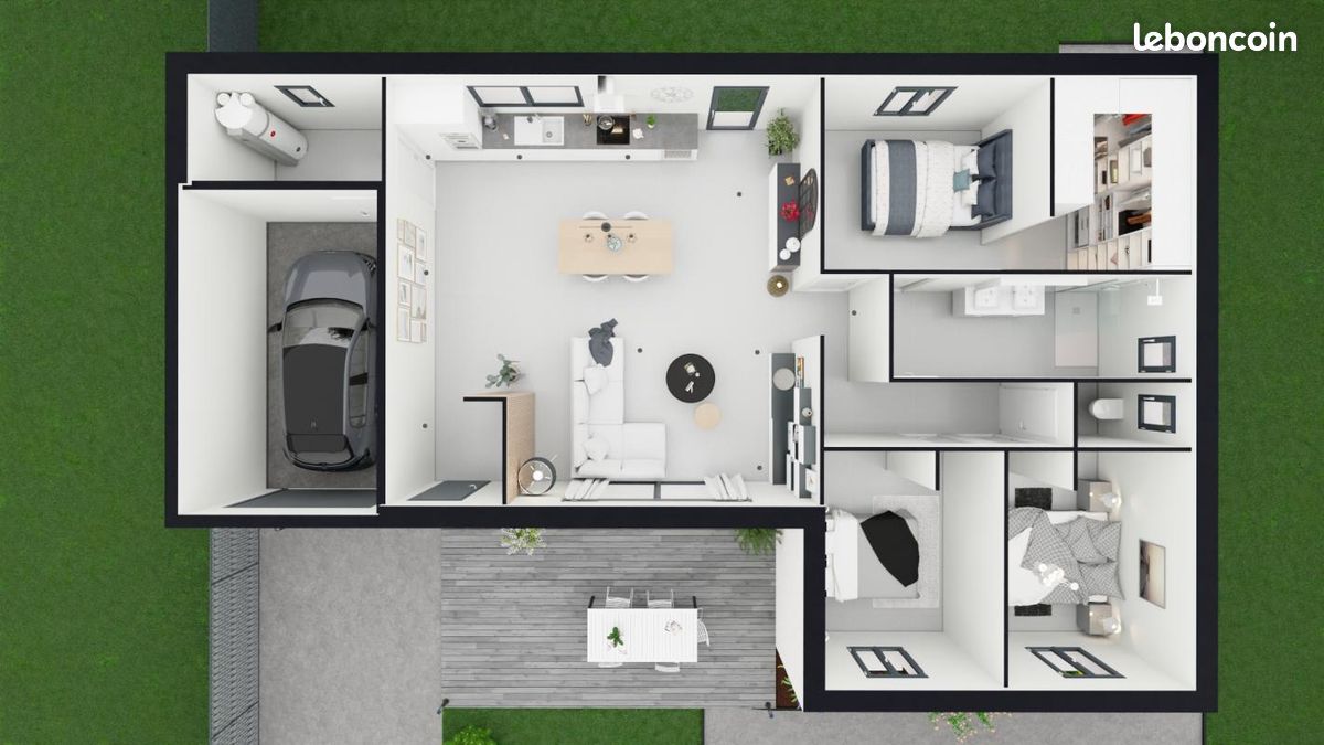 Maison 4 pièces 100 m² - Ventes immobilières