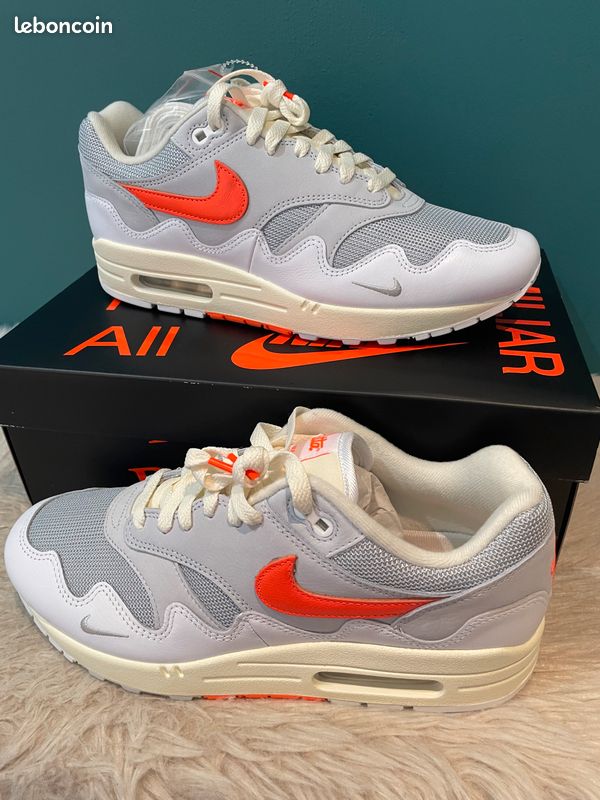 Nike Air Max 1 Patta Waves White Hyper Crimson (image 3)