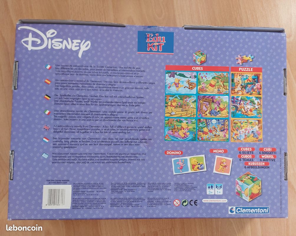 Coffret 4jeux "winnie l'ourson" (image 3)