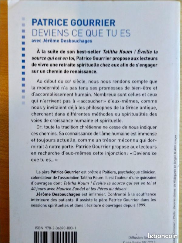 Deviens ce que tu es / confiance Spiritualité / père gourrier (image 2)