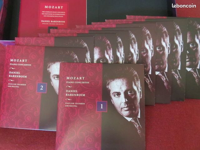MKS66 - MOZART - Concertos Pour Piano (intégrale) Daniel Barenboïm (Coffret 10 CDS EMI 1998) (image 2)