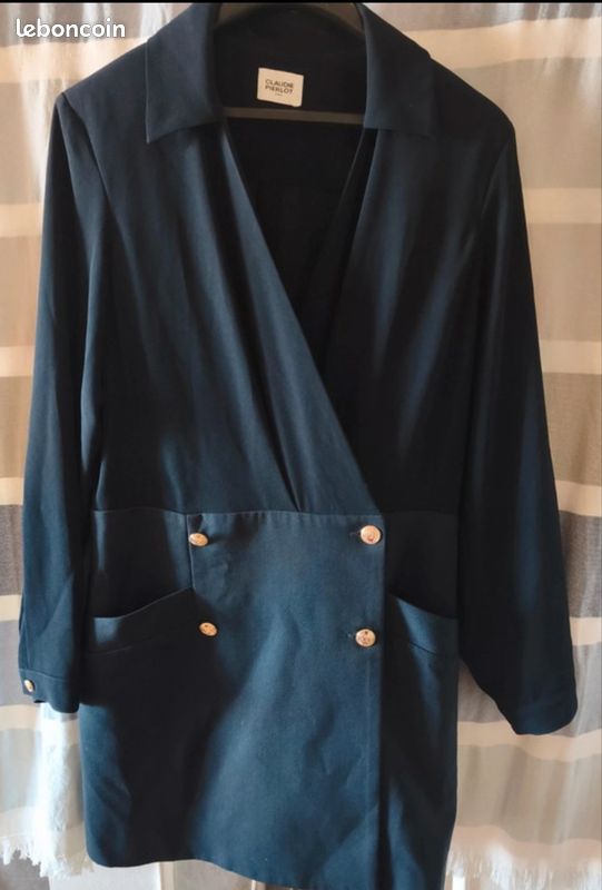 Veste bleu marine Claudie Pierlot (image 1)