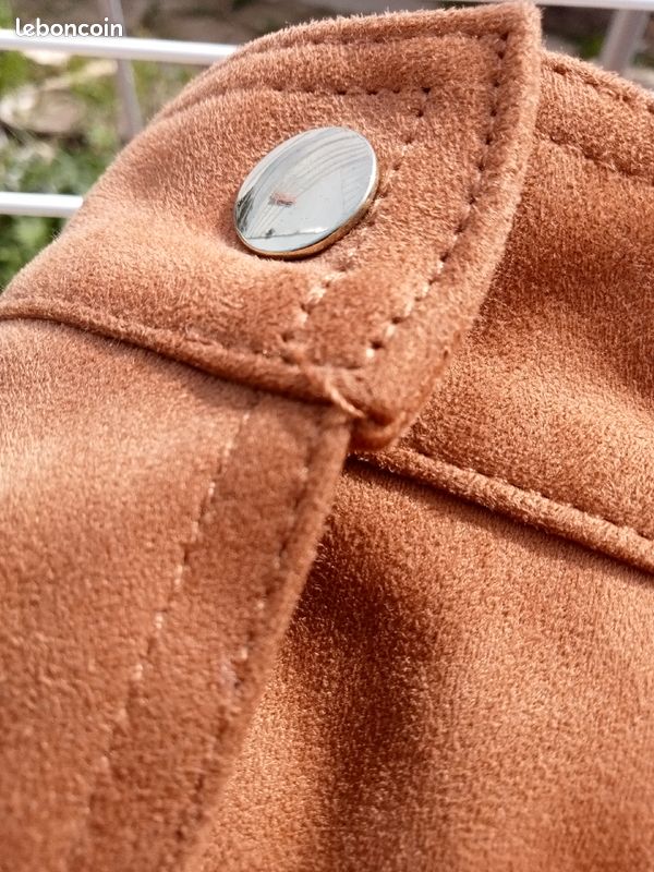 Veste façon daim Nina Kalio état neuf (image 5)