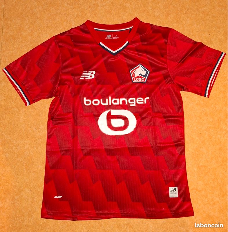 Maillot LOSC Lille 2025-2026 Giroud Avec Sponsors - Taille L - Neuf Avec Étiquettes