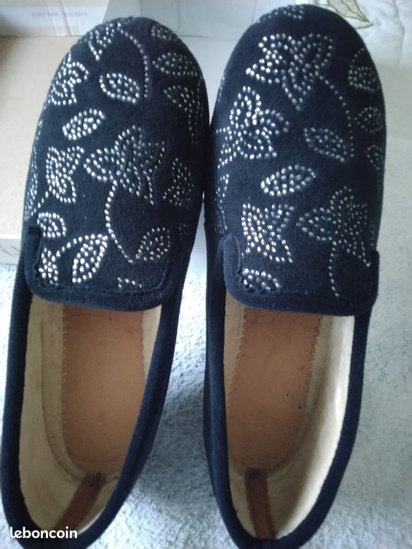 BIRKENSTOCK PANTOUFLE MULE BLEU FONCÉ - Chaussures Pierre Roy Saint-Jean