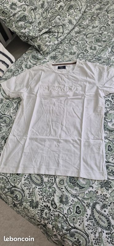 Tshirt hackett blanc taille M (image 3)
