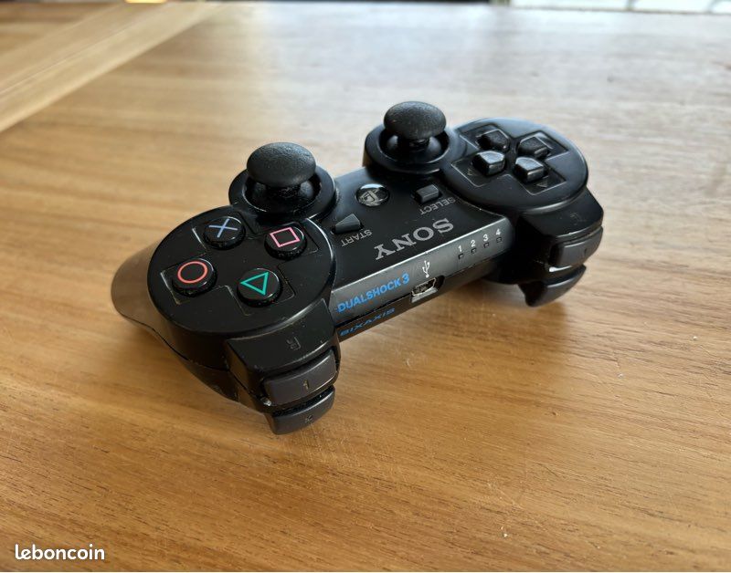 Manette PS3 officielle Sony bleue neuve en boîte - Jeux vidéo