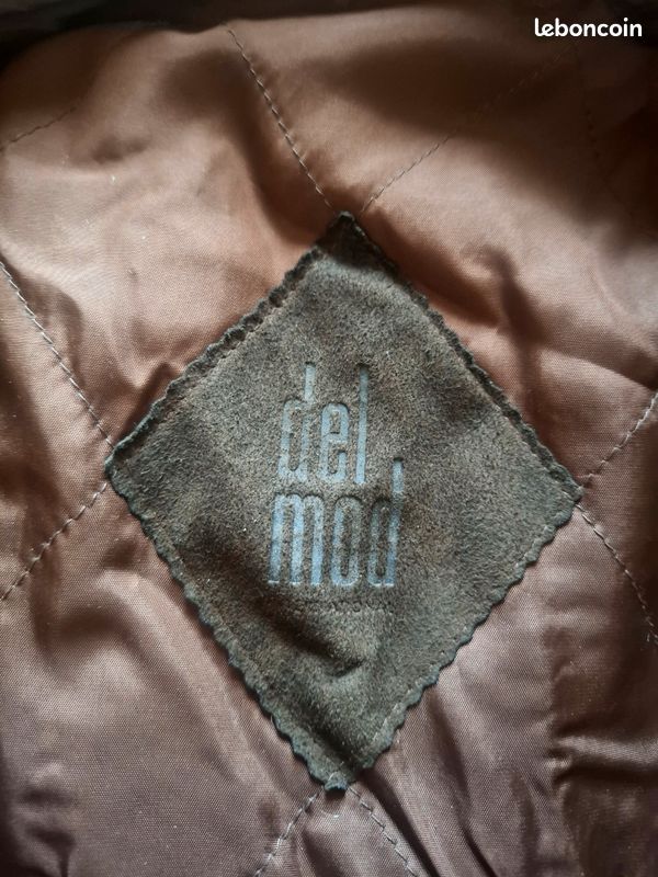 Manteau Fourrure Lama Vintage Années 80 - Allemagne, Taille 2XL, Marron, Très Bon état