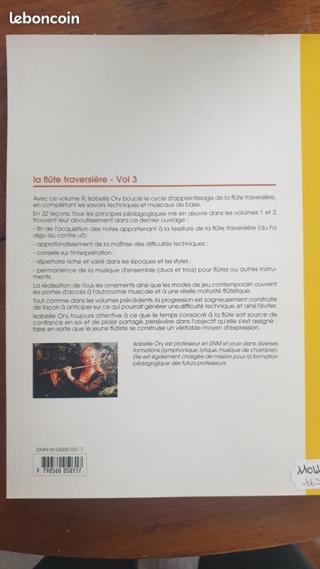 Partition "la flûte traversière " isabelle Ory (image 2)