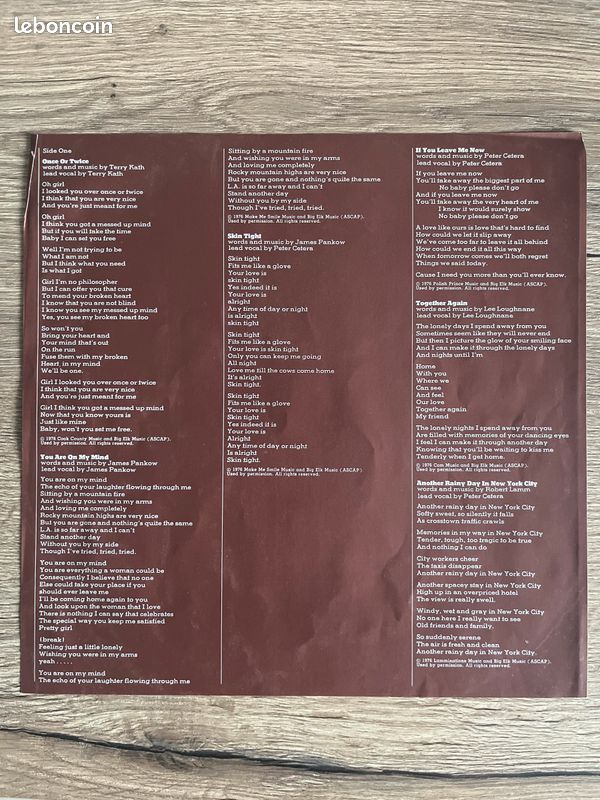 Disque vinyle 33 tours Chicago (image 4)