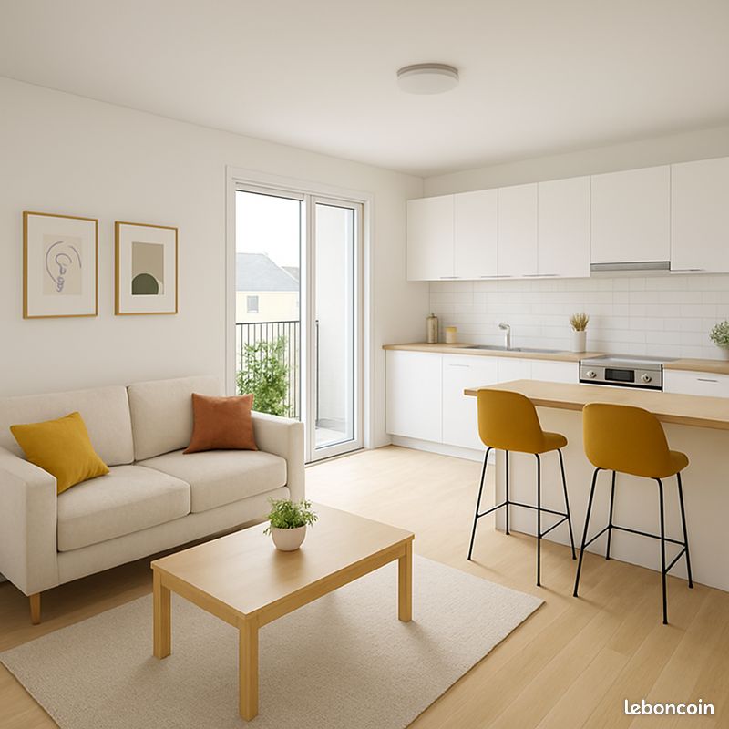 Appartement 2 pièces 46 m² · à L'Huisserie · 46 m² · 160 999 €