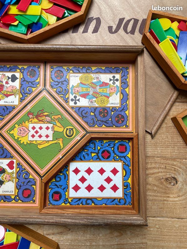 Ancien Jeu De Nain Jaune Xix Appert Et Vavasseur A Restaurer