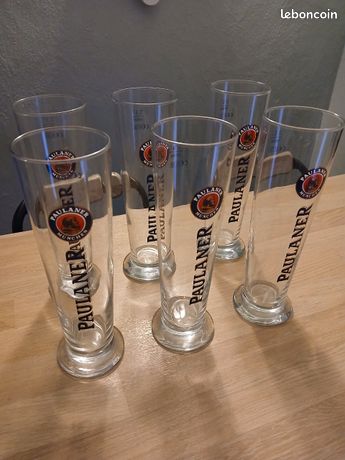 Verre à Bière Paulaner – 0,5L Motif "Zeit Zum Anstossen", édition Rare, Neuf