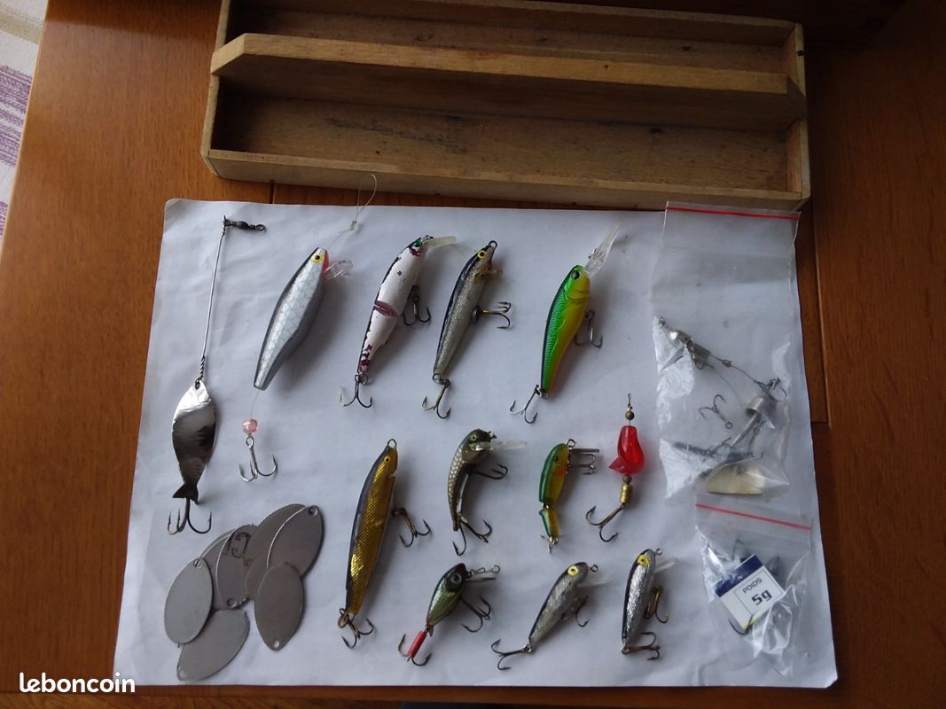 pêche vintage - pour amateur de matériel de pêche ancien