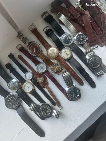 Lot De 3 Montres Vintage Lip Kelton Bohington - Occasion Très Bon état, Pour Collection Ou Usage Quotidien