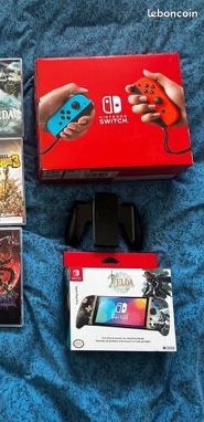 Nintendo Switch avec manette taille réel (image 1)